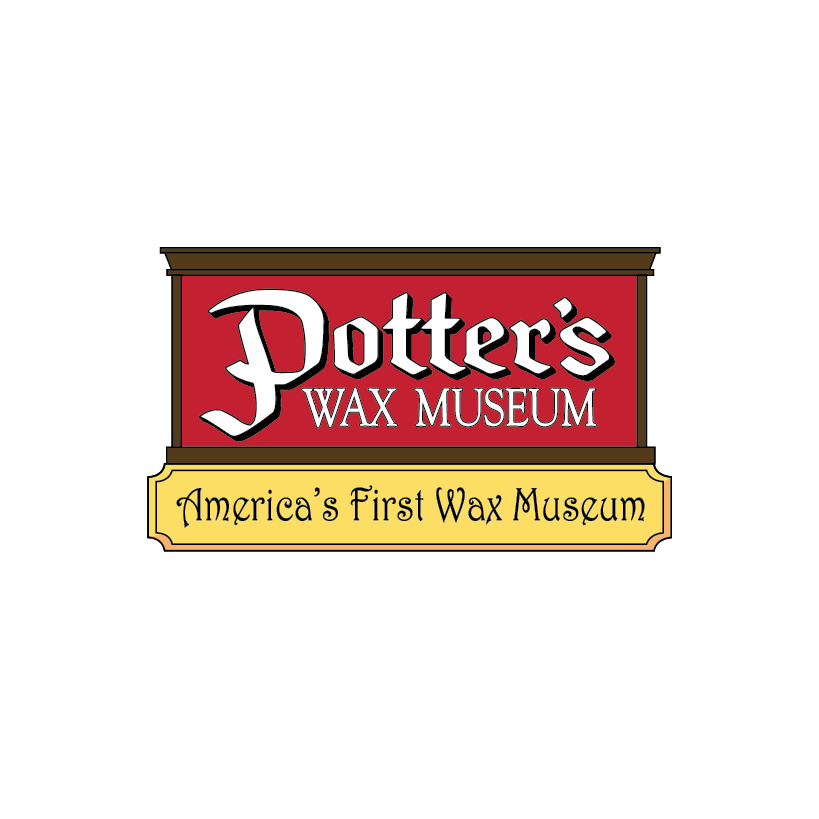 logo potters wax museum.